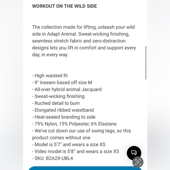 GYMSHARK Adapt Animal Seamless Cycling Shorts - Black/ Grey marl NEW - Picture 9 of 9